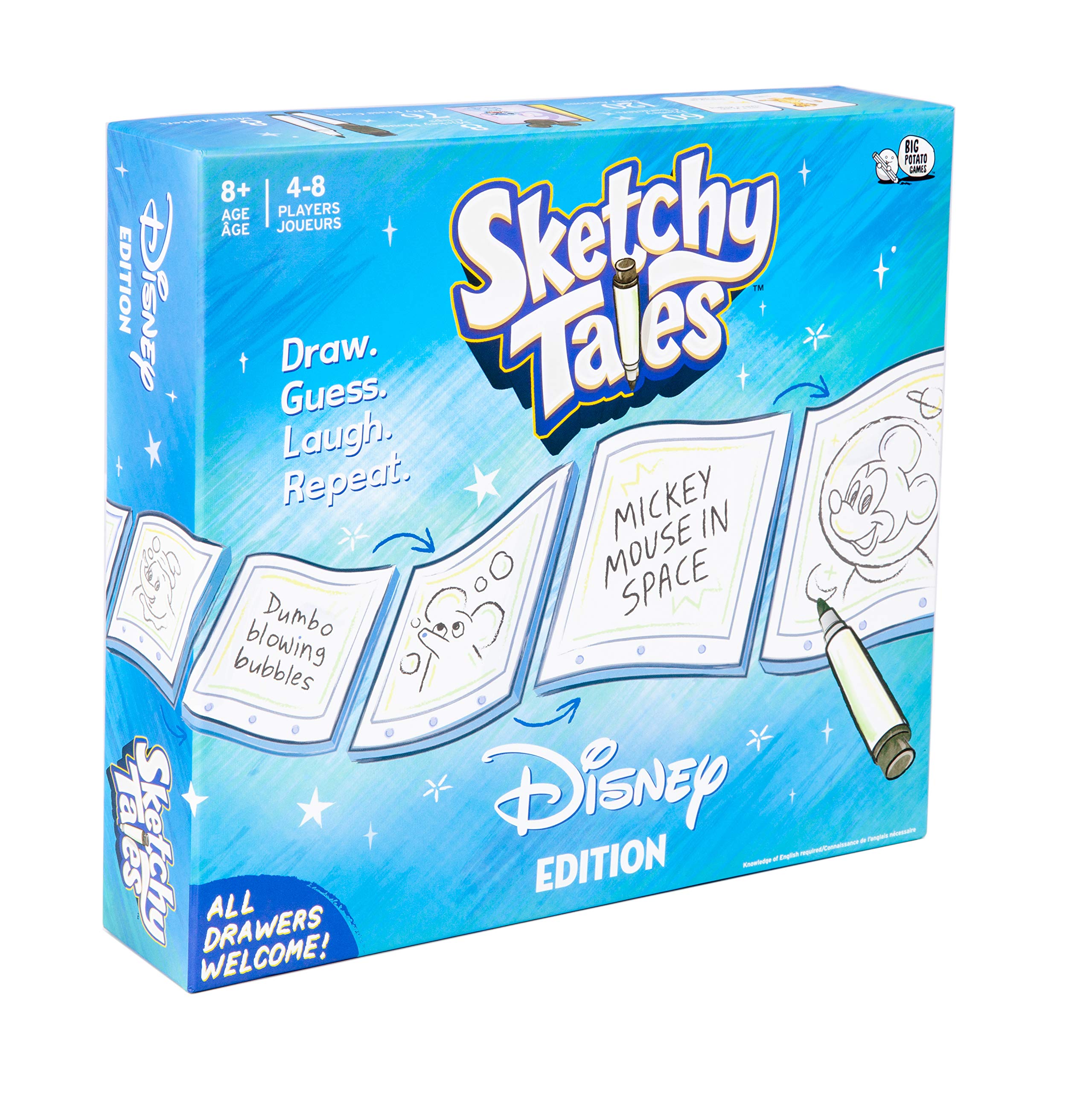 Disney Sketchy Tales: The Magical Disney Drawing Game for Kids | Best Disney Board Games