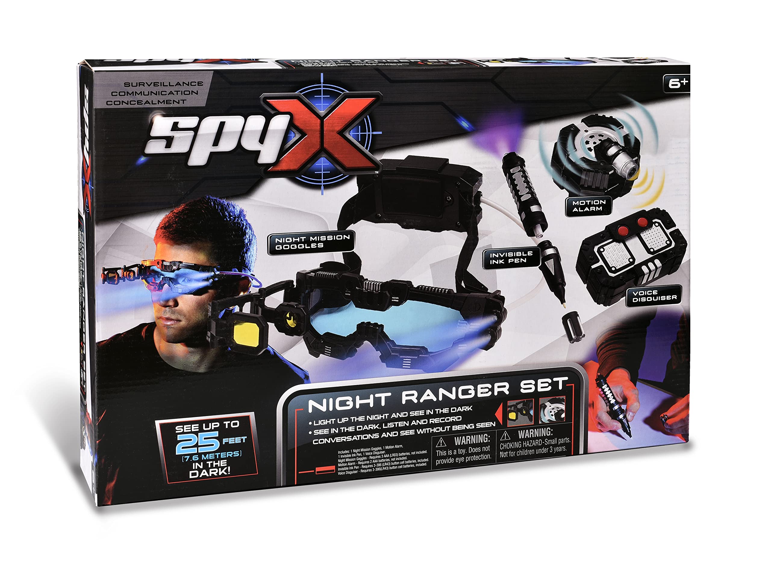 LINIEX SpyX - Night Ranger Set (20215),Black