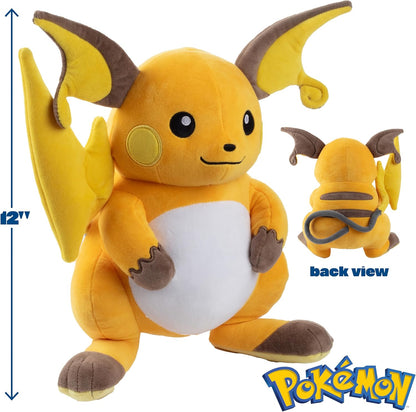 Pokémon 97731 Pokemon Plush-Raichu 30 cm, Black