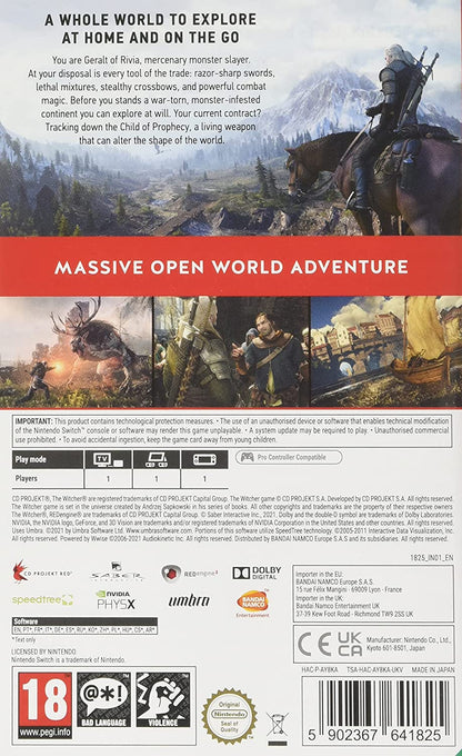 Witcher 3: Wild Hunt - Base Game (Nintendo Switch