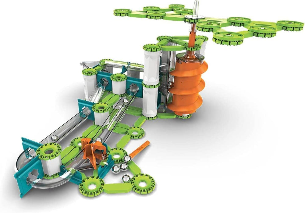 Geomag - Mechanics Gravity Elevator Circuit - Educational and Creative Game for Children - Magnetic Building Blocks, Circuit with Magnetic Blocks, Recycled Plastic - Set of 207 Pieces