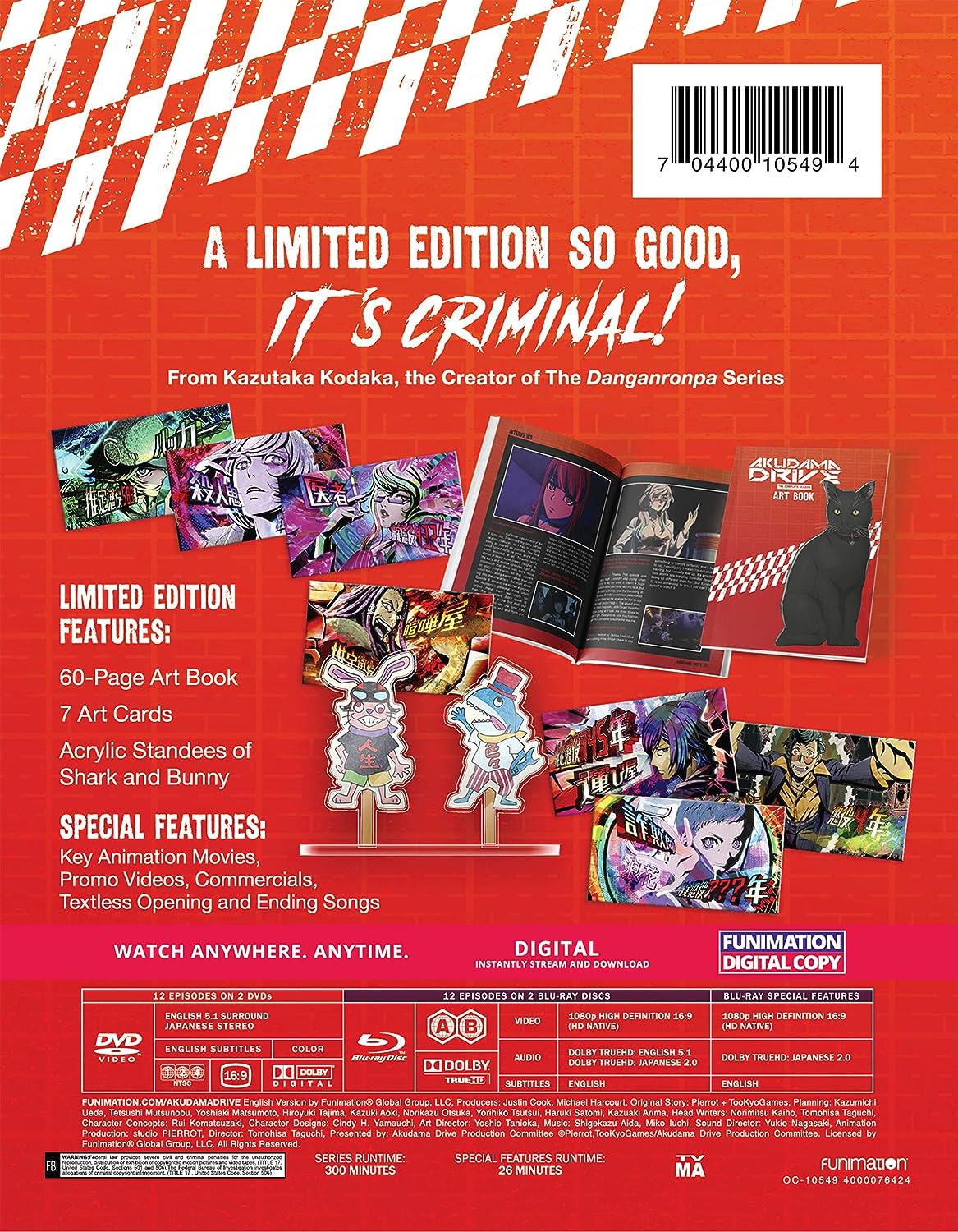 Akudama Drive: The Complete Season - Limited Edition (Blu-Ray /DVD)