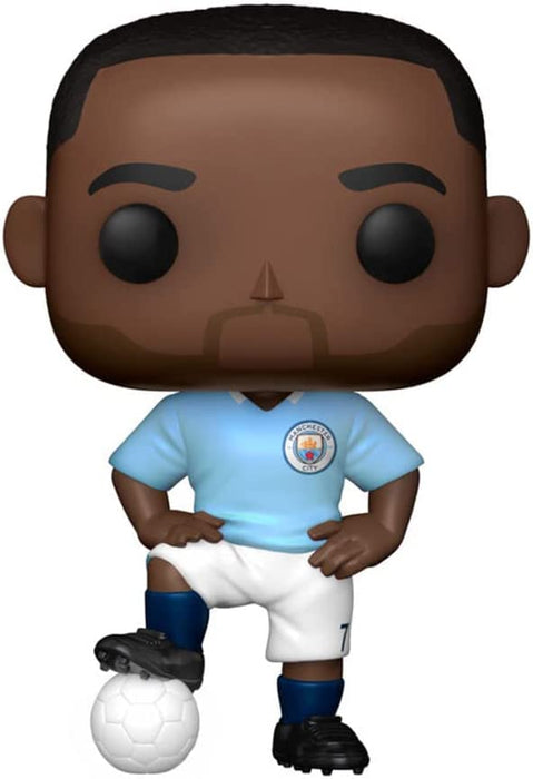 Funko Pop! Football: Manchester City - Raheem Sterling - Manchester City FC - Figura de Vinilo Coleccionable - Idea de Regalo- Mercancia Oficial - Juguetes para Niños y Adultos - Sports Fans