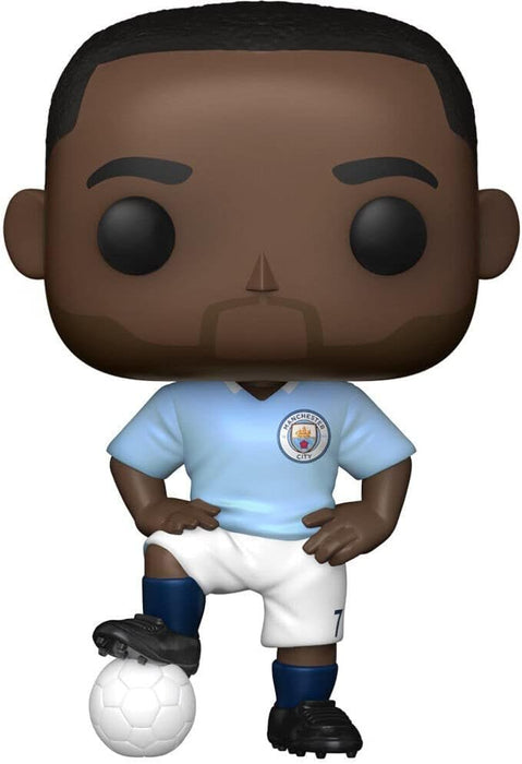 Funko Pop! Football: Manchester City - Raheem Sterling - Manchester City FC - Figura de Vinilo Coleccionable - Idea de Regalo- Mercancia Oficial - Juguetes para Niños y Adultos - Sports Fans