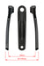 Ebike Chainset CK-762 ISIS 22.0mm Black (160mm)
