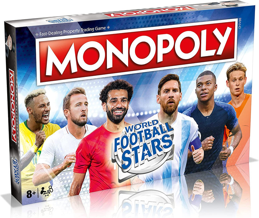 Hasbro Gioco da tavolo monopolio delle stelle del mondo del calcio (WM01927-EN1-6
