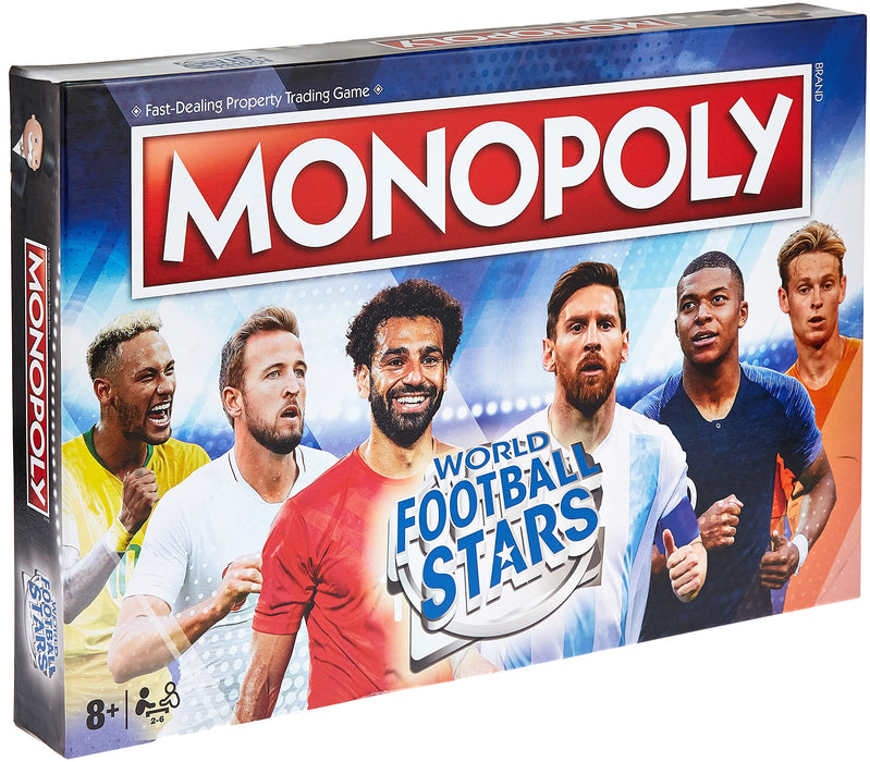 Hasbro Gioco da tavolo monopolio delle stelle del mondo del calcio (WM01927-EN1-6