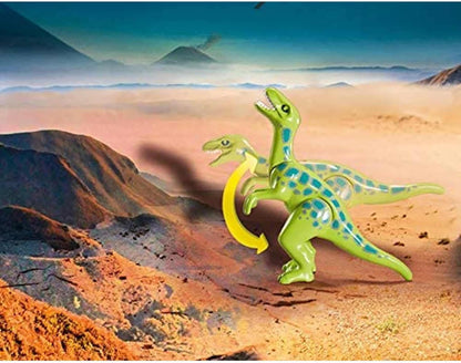 Playmobil 70108 Dino Explorer Carry Case, Fun Imaginative Role-Play, PlaySets Suitable for Children Ages 4+