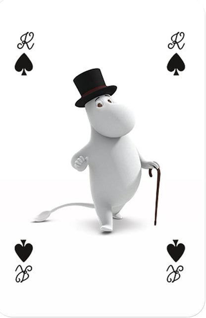 Waddingtons Number 1 Moomins Playing Card Game, enter Moominvalley and play with Little My, Snorkmaiden, Moominmamma and Moominpappa, gifts and toys for boys and girls aged 6 plus