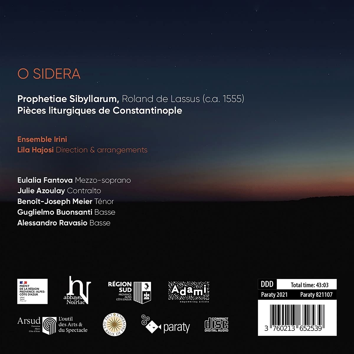 O Sidera: Prophetiae Sibyllarum
