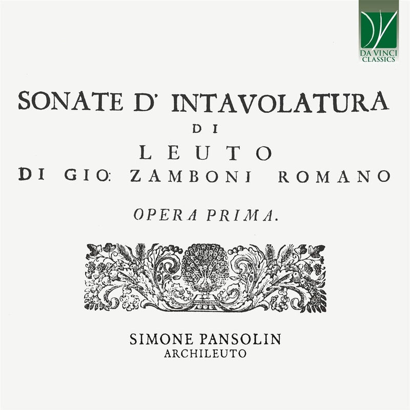Sonate d'Intavolutare di Leuto (Laute