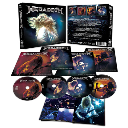 Megadeth - One Night In Buenos Aires DVD/BluRay/CD2 package (Region 0)