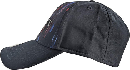 Warner Bros The Matrix Resurrections Red and Blue Pill Poster Logo Adjustable Baseball Cap, Multi-Colour (BA612807MTX