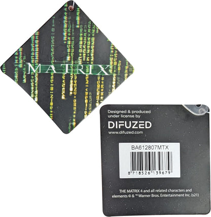 Warner Bros The Matrix Resurrections Red and Blue Pill Poster Logo Adjustable Baseball Cap, Multi-Colour (BA612807MTX