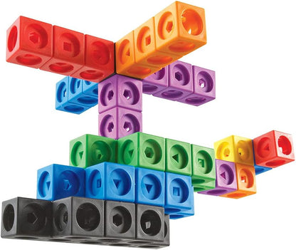 Learning Resources MathLink Cubes Numberblocks 11-20 Activity Set, 30 Numberblocks Activities Linked to TV Episodes, 155 Numberblocks MathLink Cubes & More, Ages 3+ & Mathlink Cubes (Set of 100) + Mathlink Cubes, Set of 100