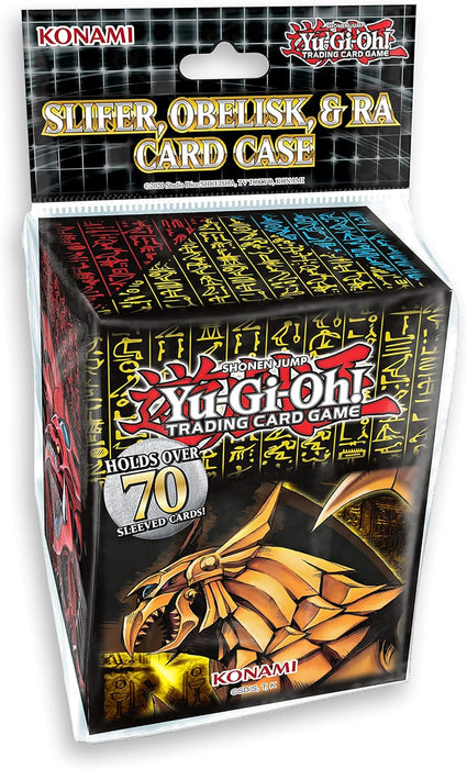 YU-GI-OH! Trading Card Game Slifer, Obelisco & Ra Deckbox – Edición Alemana YGO-J21Box