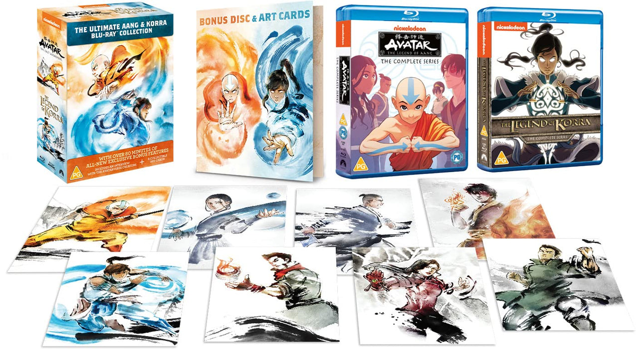 The Ultimate Avatar: The Legend of Aang & The Legend of Korra Complete Blu-ray Collection