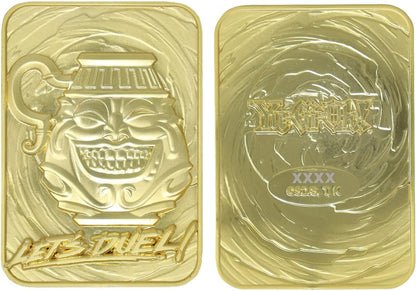 Yu-Gi-Oh! Limited Edition 24K Gold Plated Collectible - Pot of Greed