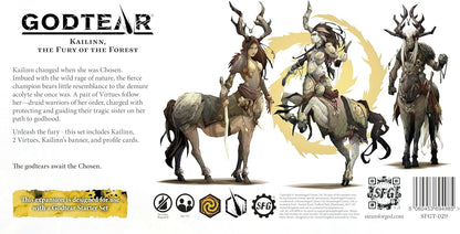 Steamforged Godtear: Kailinn, The Fury of The Forest and Virtues Maelstroms Champions Set