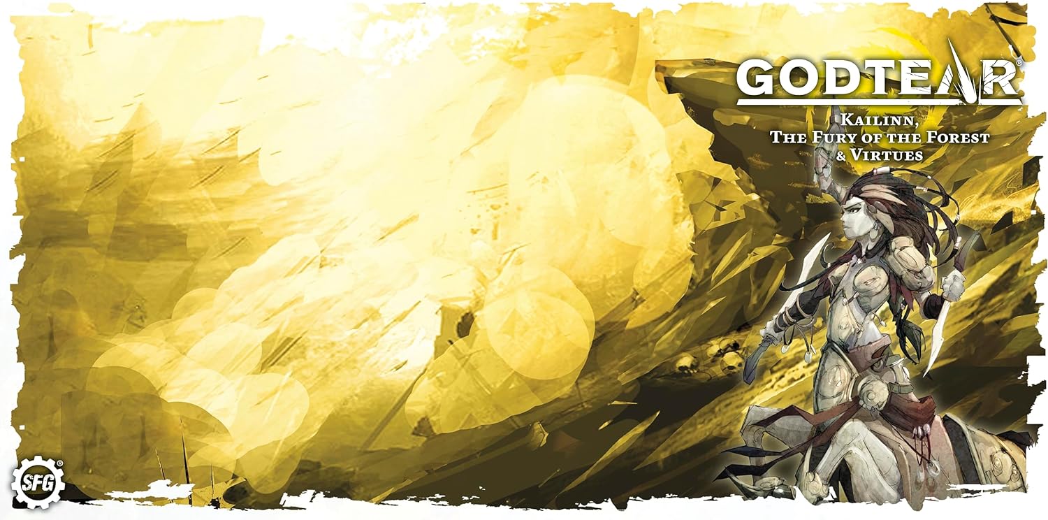 Steamforged Godtear: Kailinn, The Fury of The Forest and Virtues Maelstroms Champions Set