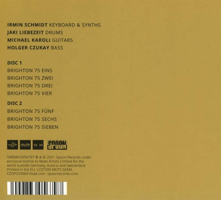 Live in Brighton 1975 (2cd