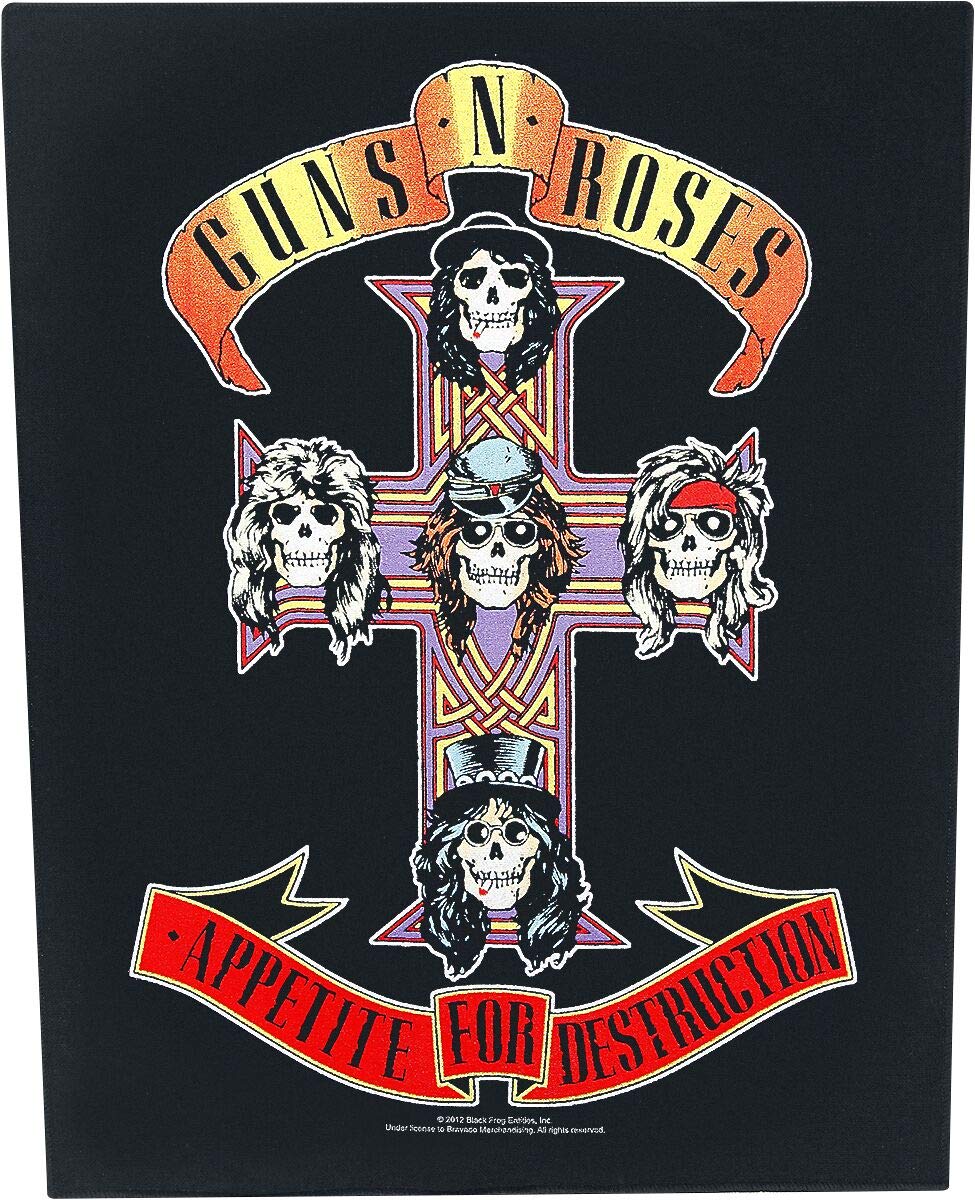 Guns N' Roses Appetite for destruction Backpatch multicolour