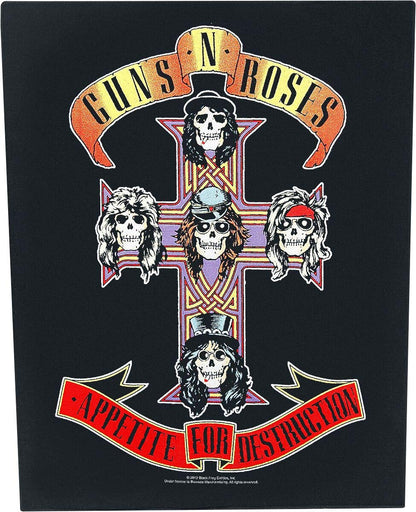 Guns N' Roses Appetite for destruction Backpatch multicolour