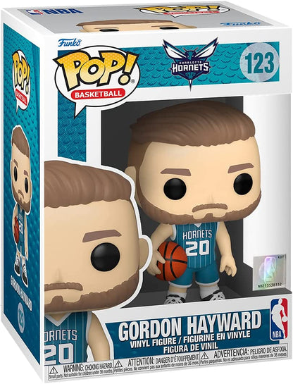 Funko POP! NBA: Hornets - Gordon HaywardHayward - (Teal Jersey) - Collectable Vinyl Figure - Gift Idea - Official Merchandise - Toys for Kids & Adults - Sports Fans - Model Figure for Collectors