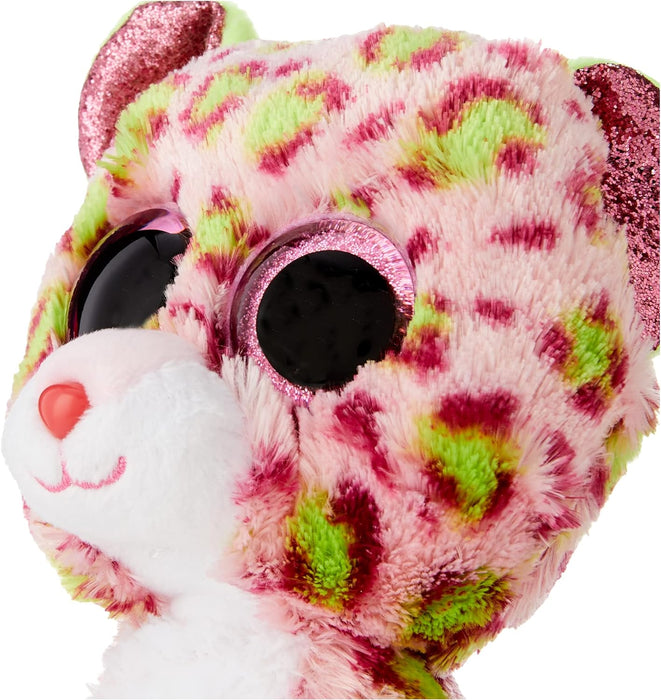 Ty 2005076 Lainey Leopard - Beanie Boos Stuffed Animal, Multicoloured, 15cm