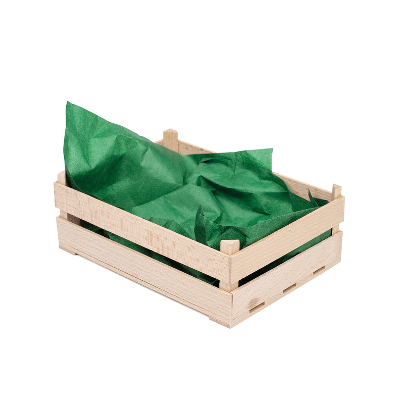 Wooden Play Food - Pretend Play Grocery Shop - Large Crate for Fruits by Erzi