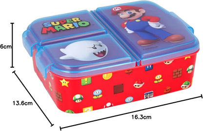 Stor |Multi Compartment Sandwich Box Super Mario Box