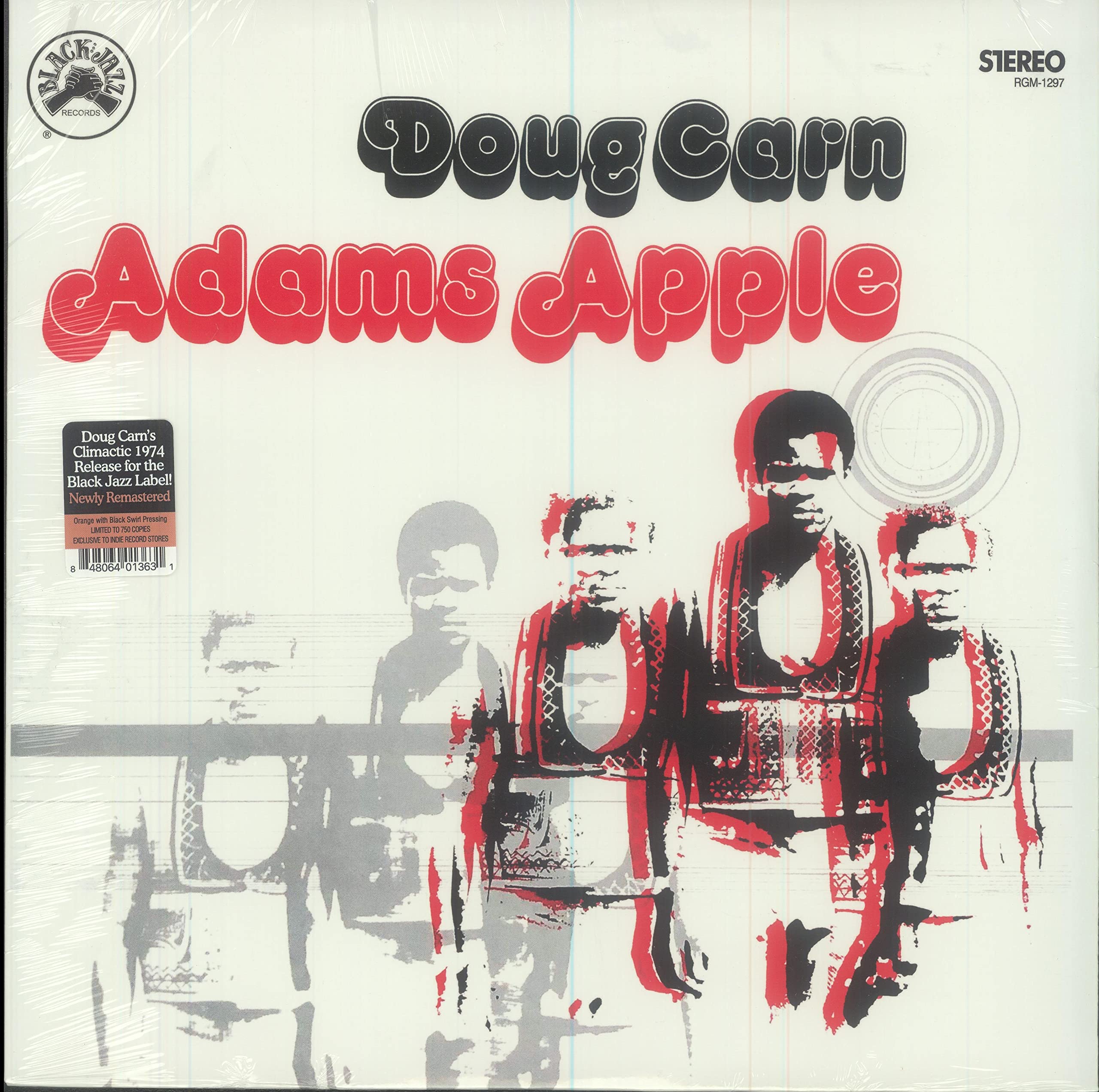 Doug Carn ‎- Adam's Apple (2021 Indie Exclusive Orange with Black Swirl Vinyl RGM-1297
