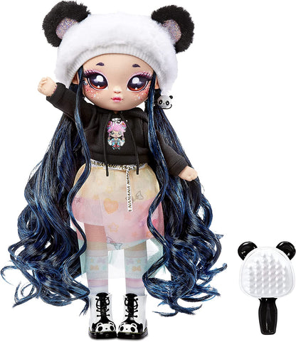 Na! Na! Na! Surprise Family Set de 3: 2 Suaves y 1 Mascota-Juguetes para niños-Familia, muñecas, 12 Accesorios, Ropa removible y 1 Panda de Peluche, Color (MGA Entertainment 575979C3OC