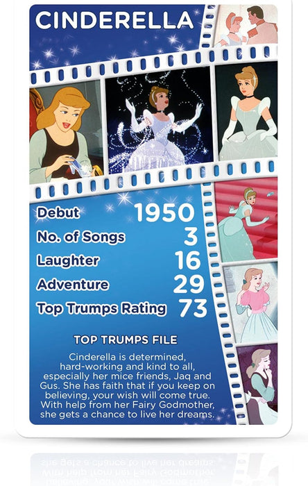 Top Trumps Disney Classics Specials Card Game, Play with Baloo, Dumbo, Alice, Bambi, Cinderella, Snow White, Timon and Pumba, Educational for 2 plus players makes a great gift for ages 6 plus
