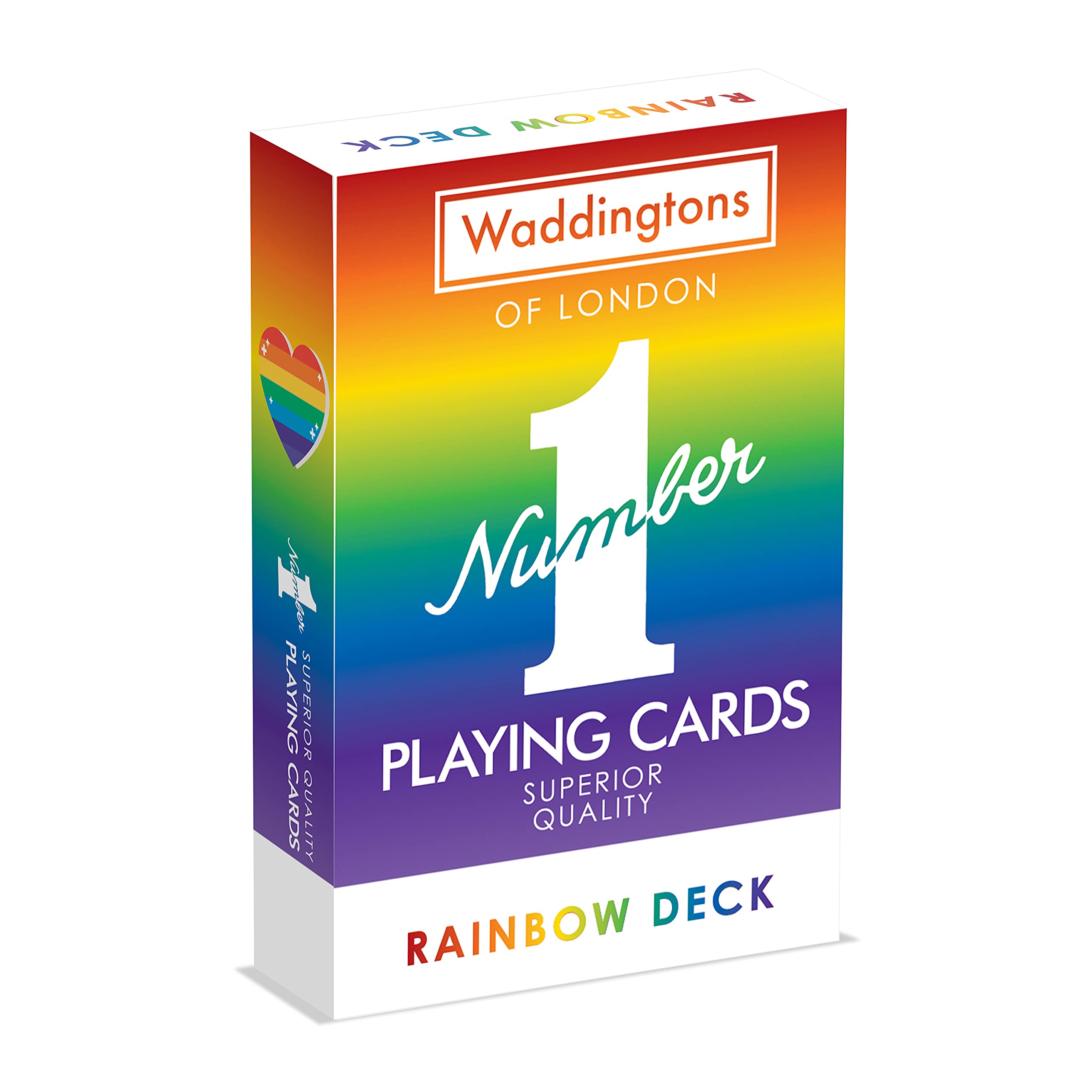 Waddingtons NO. 1 Arcoíris Cartas Poker - 1 Baraja De 55 Cartas, Para Todos A Partir De 4 Años, Desde 1 Jugador