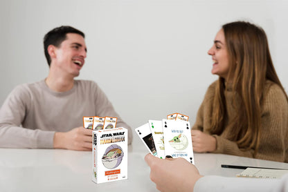 Waddingtons Number 1 Star Wars The Mandalorian - The Child Playing Card Game, Play with your favourite Baby Yoda meme, Perfect travel and family game for ages 4 and up, White
