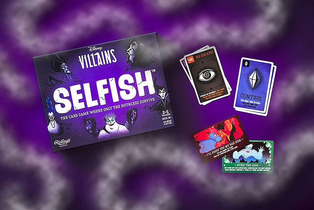 Ridley's DSY004 Selfish Disney Villains Strategy Game, A5, Multicolour