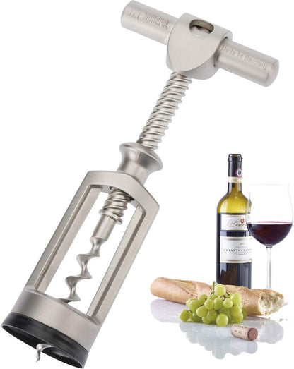 Westmark Bell Corkscrew with Cork Remover, Monopol Edition, steel/die-cast zinc, Chianti, satin finish, 62553380