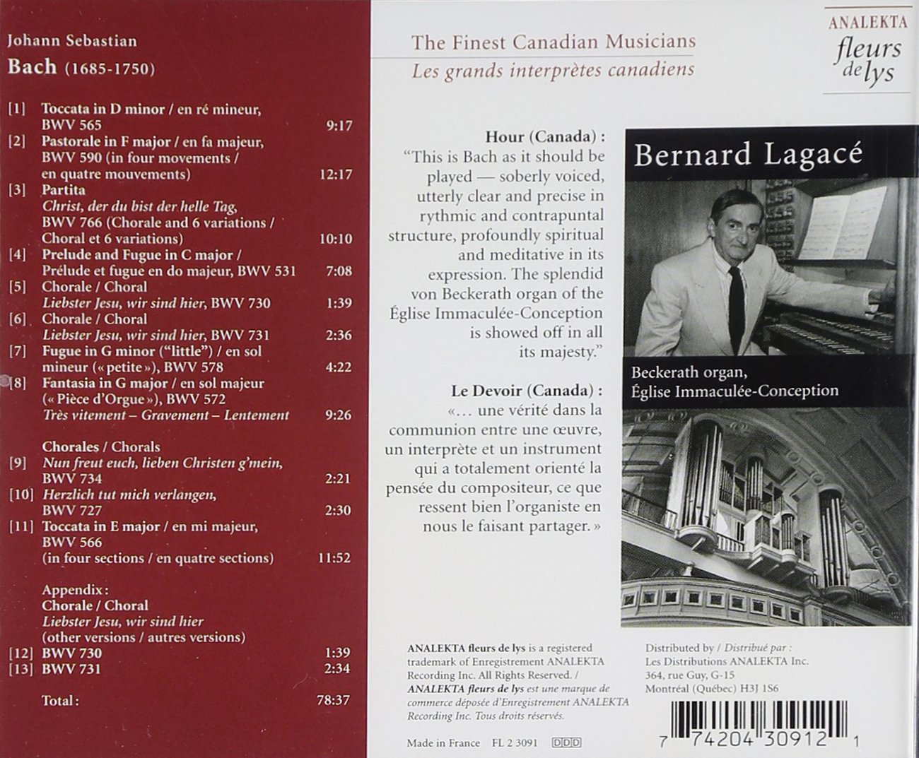 Toccata in D minor & Other Early Works