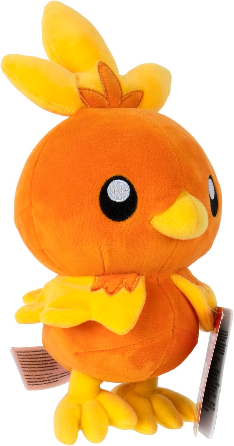 Jazwares Pokemon 8'' Plush Toy Torchic, Multicolor, (95217JAZ_FLEMMLI