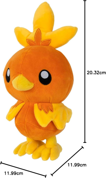 Jazwares Pokemon 8'' Plush Toy Torchic, Multicolor, (95217JAZ_FLEMMLI