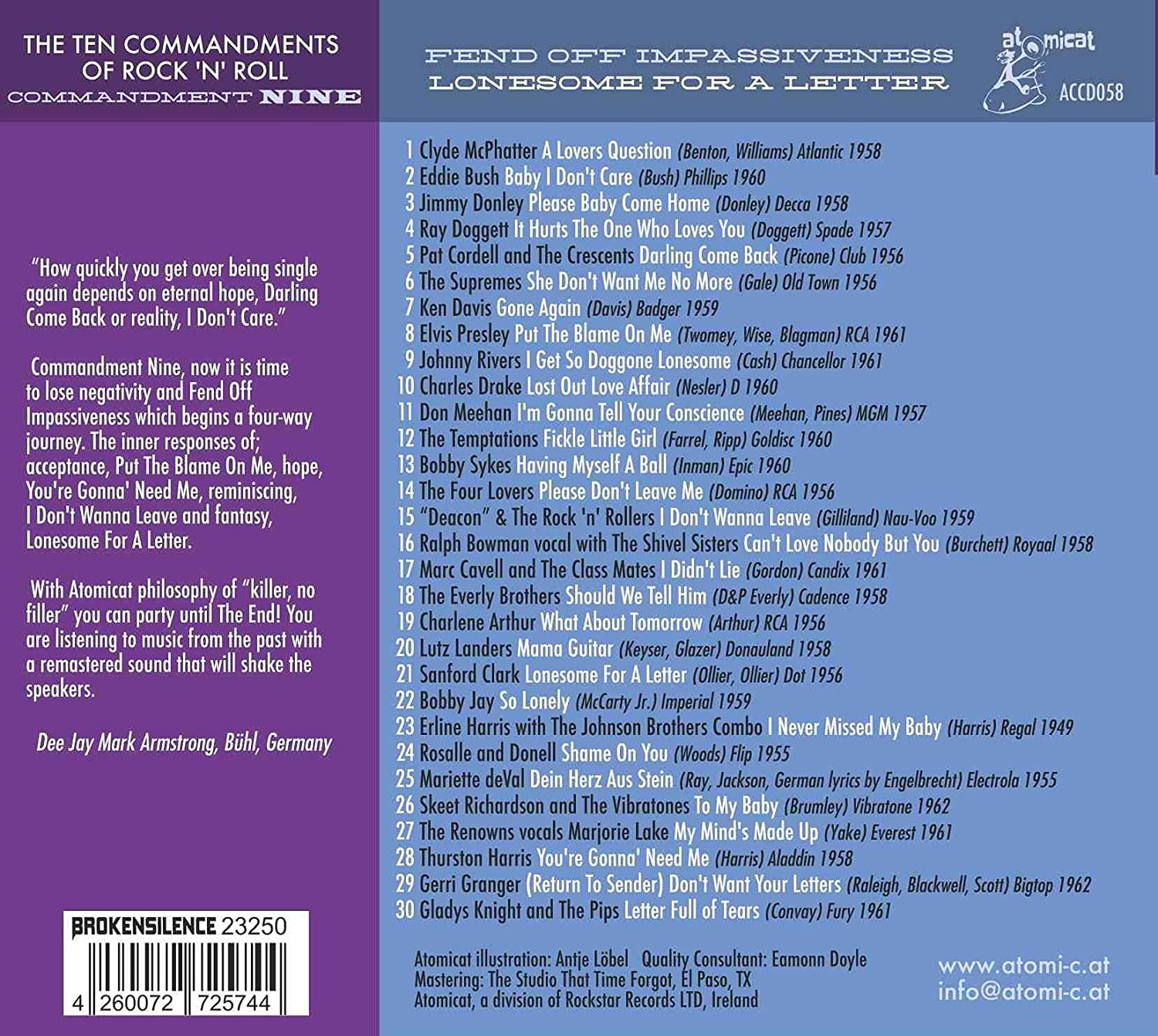 Ten Commandments Of Rock 'n' Roll 9