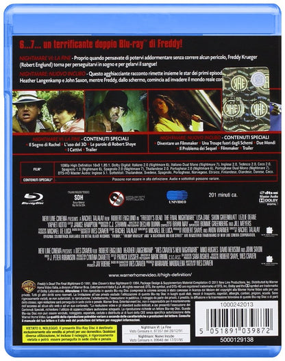 A Nightmare on Elm Street Part 6 and 7 ( Freddy's Dead: The Final Nightmare / New Nightmare )