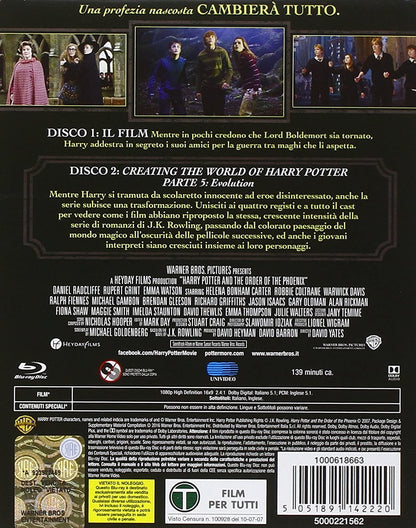 Harry Potter E L'ordine Della Fenice Steelbook (Bs