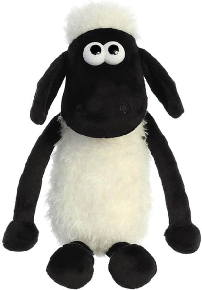 Shaun the Sheep 61174 Cuddly Plush Toy, Black and White, 12in, Suitable for Adults and Kids, Medium