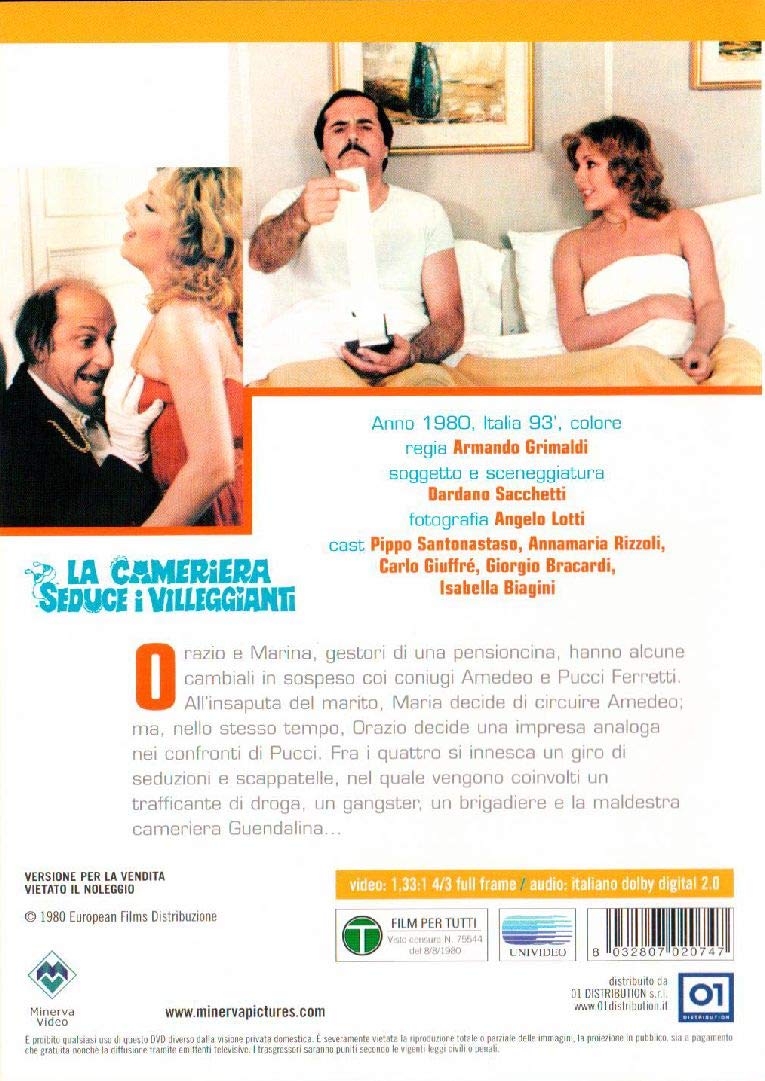 La cameriera seduce i villeggianti
