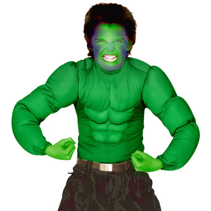 Widmann Kid?s Dressing Up Costume Green Muscle Shirt 140