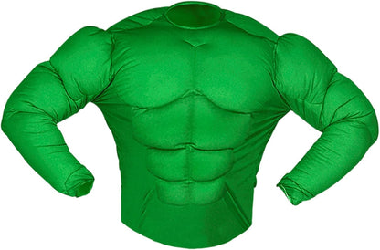 Widmann Kid?s Dressing Up Costume Green Muscle Shirt 140