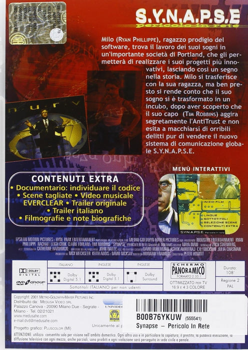 Synapse - Pericolo In Rete - (Italian Import)