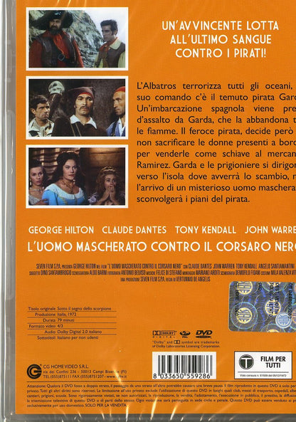l'uomo mascherato contro il corsaro nero dvd Italian Import